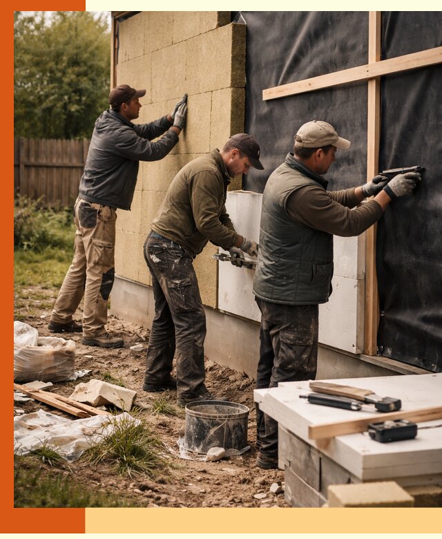 Утепление дачного дома под ключ в Бузулуке