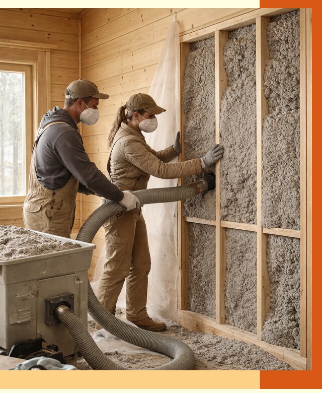 Утепление дачного дома эковатой в Бузулуке от 1511 руб./м2 — комплексно, ТепломастерБзл