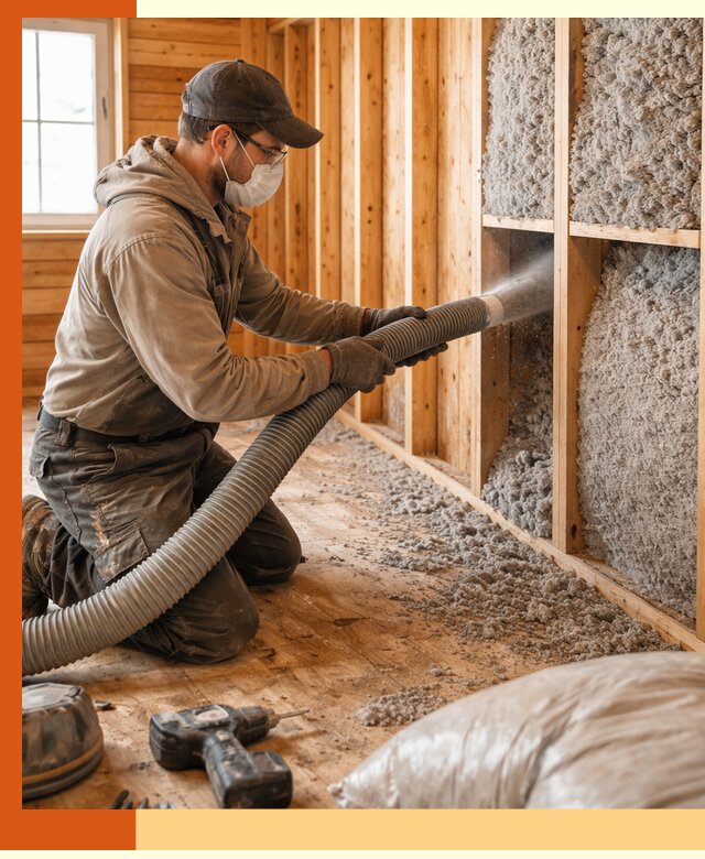 Утепление дачного дома эковатой в Бузулуке — быстро и надёжно