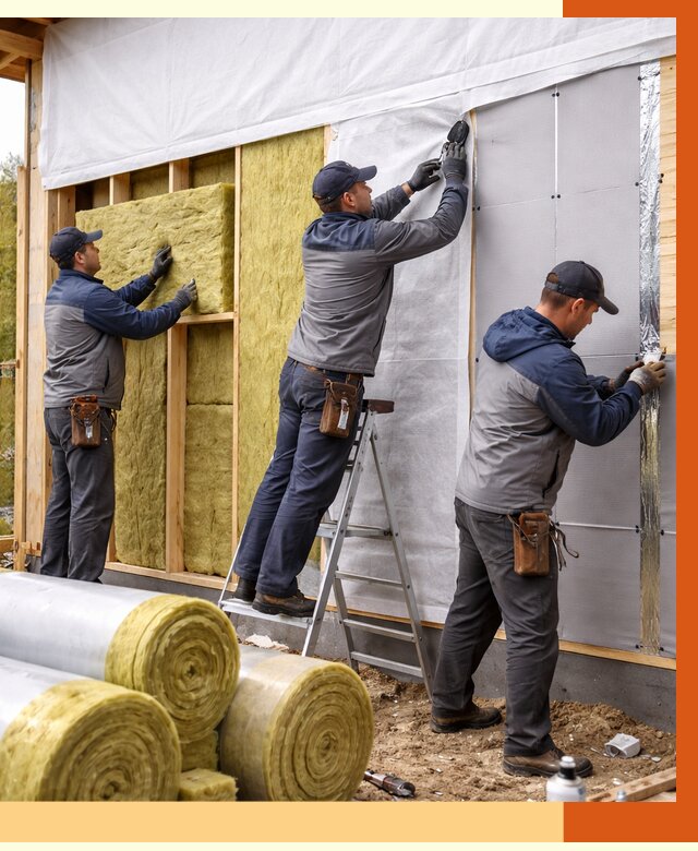 Утепление каркасного дома в Бузулуке от 4378 руб./м2 — профессионально | ТепломастерБзл