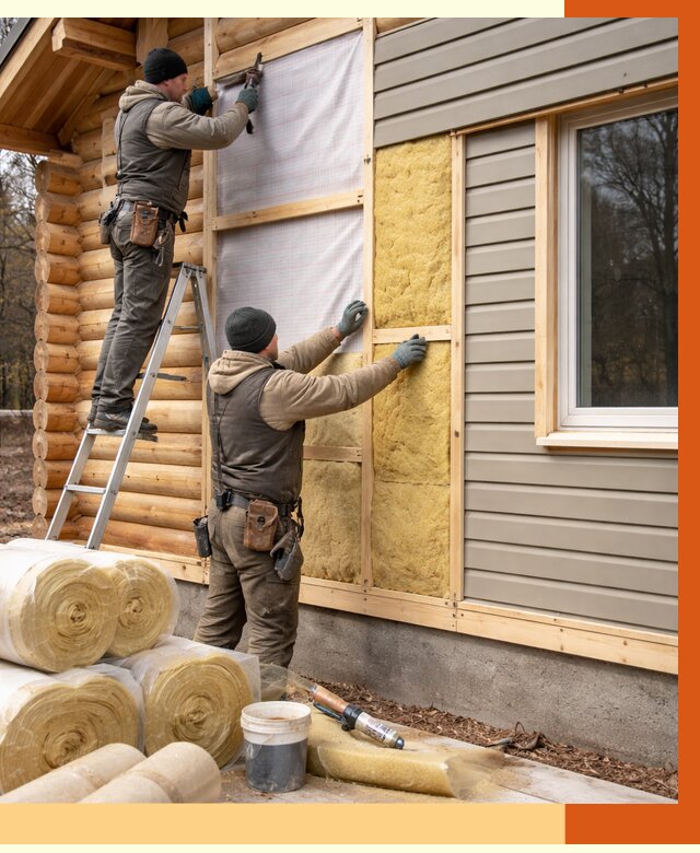 Утепление деревянного дома в Бузулуке от 6463 руб./м2 — заказать работы | ТепломастерБзл