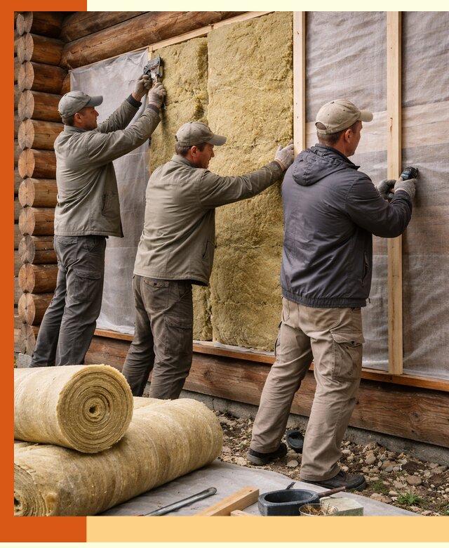 Утепление деревянного дома в Бузулуке эффективными технологиями