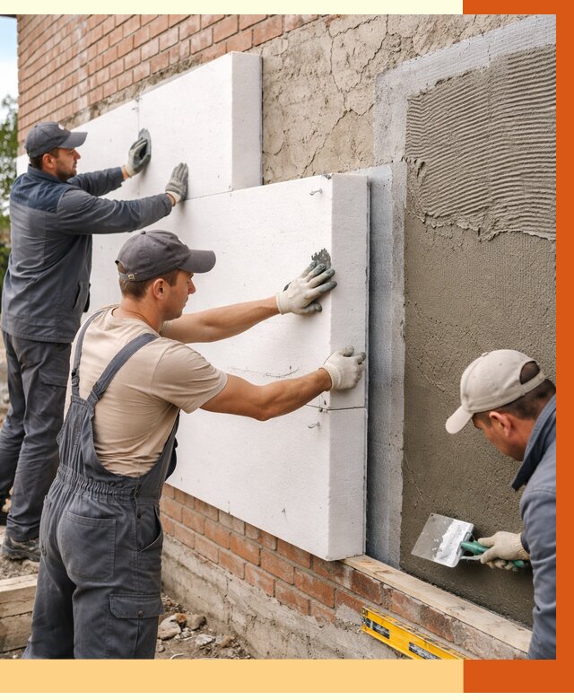 Утепление кирпичного дома в Бузулуке от 4378 руб. под ключ | ТепломастерБзл