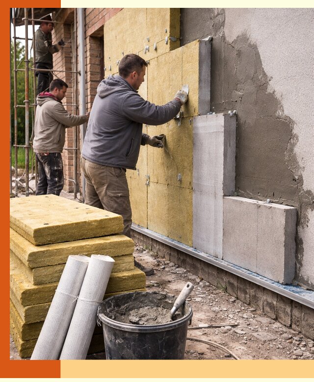 Утепление кирпичного дома под ключ в Бузулуке