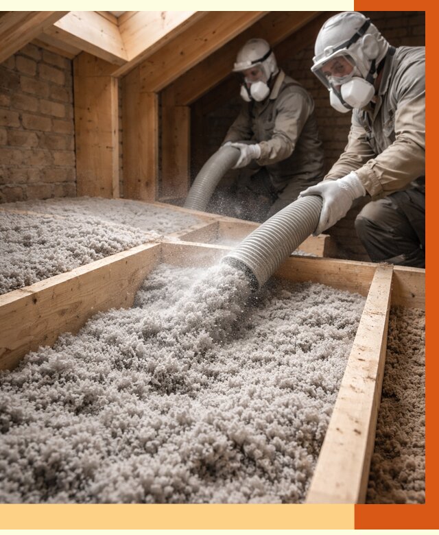 Утепление коттеджа эковатой в Бузулуке от 2606 руб./м² — комплексная задувка и монтаж | ТепломастерБзл