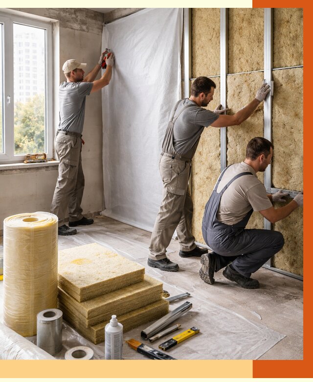 Утепление квартиры в Бузулуке от 4691 руб/м2 — утеплить квартиру изнутри и снаружи | ТепломастерБзл