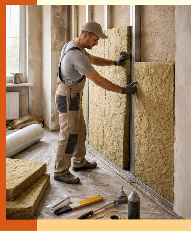 Утепление квартиры в Бузулуке — комплексная теплоизоляция стен и полов