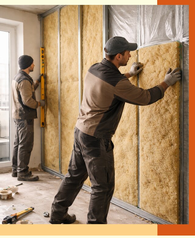 Утепление квартиры изнутри в Бузулуке от 4534 руб. за м2 | Проф. работы ТепломастерБзл