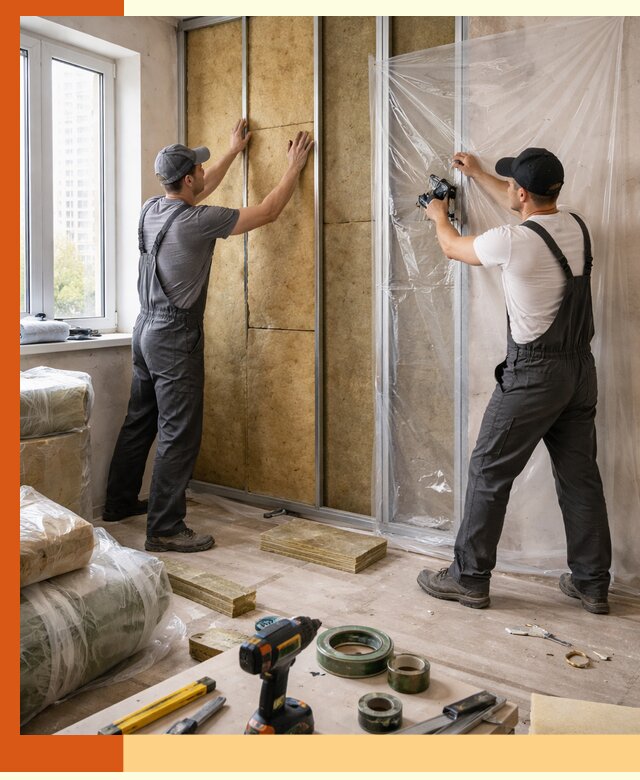 Утепление квартиры изнутри профессионально в Бузулуке