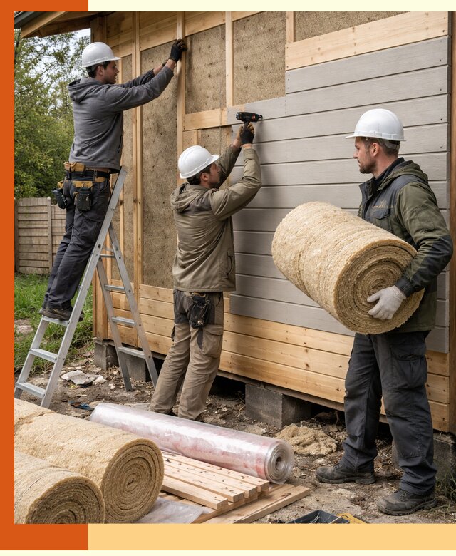 Утепление бани снаружи в Бузулуке профессионально и надежно