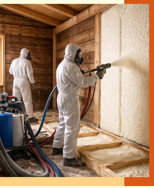 Утепление бани ппу в Бузулуке под ключ от 4378 руб./м2 | ТепломастерБзл - напыление и монтаж ппу