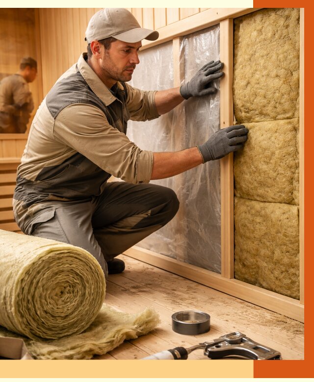 Утепление сауны изнутри в Бузулуке от 6776 руб. за м2 | ППУ, под ключ — ТепломастерБзл