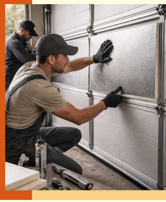 Утепление гаражных ворот в Бузулуке качественно и надежно