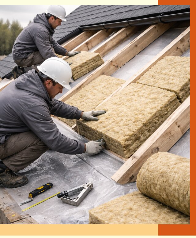 Утепление крыши в Бузулуке от 1928 руб./м2 — комплексное утепление кровли | ТепломастерБзл