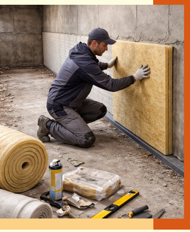 Утепление фундамента изнутри в Бузулуке от 4378 руб./м2 — работы под ключ | ТепломастерБзл