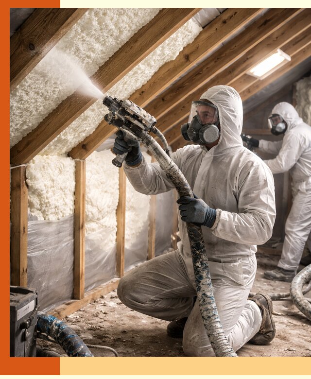 Утепление чердака пенополиуретаном (ППУ) в Бузулуке