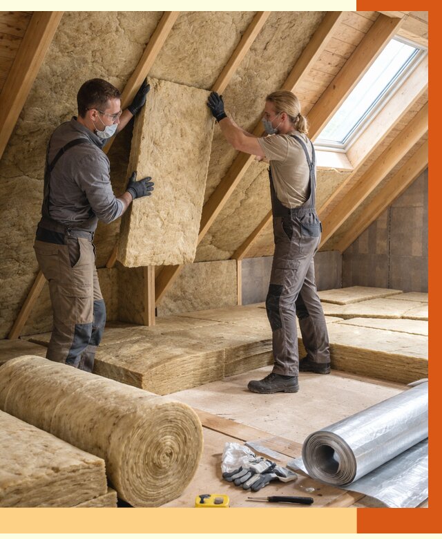 Утепление мансарды минватой в Бузулуке от 4378 руб./м2 — монтаж и пароизоляция | ТепломастерБзл