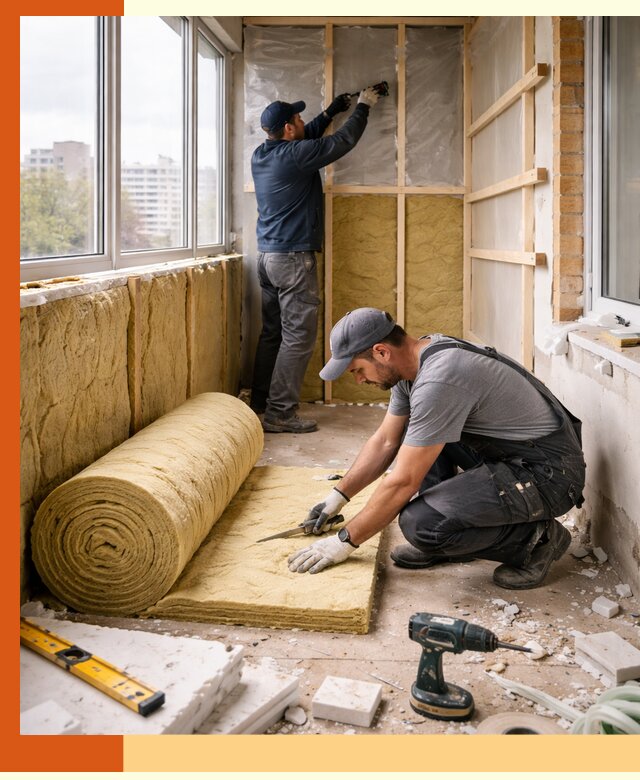 Утепление балкона под ключ в Бузулуке качественно и быстро