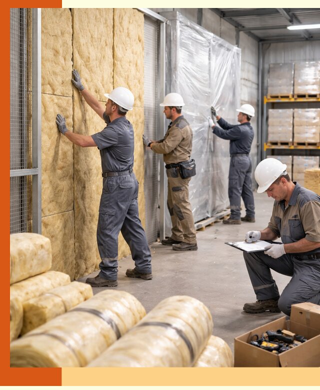 Утепление склада готовой продукции в Бузулуке качественно и быстро