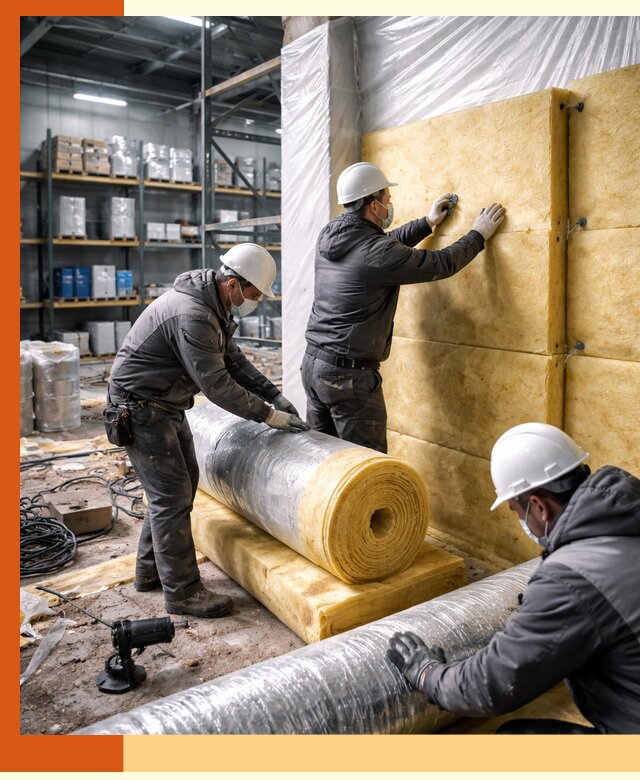 Утепление склада химсырья в Бузулуке: безопасная и эффективная изоляция