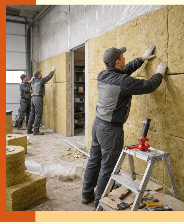 Утепление автосервиса и мастерских в Бузулуке качественно и надёжно