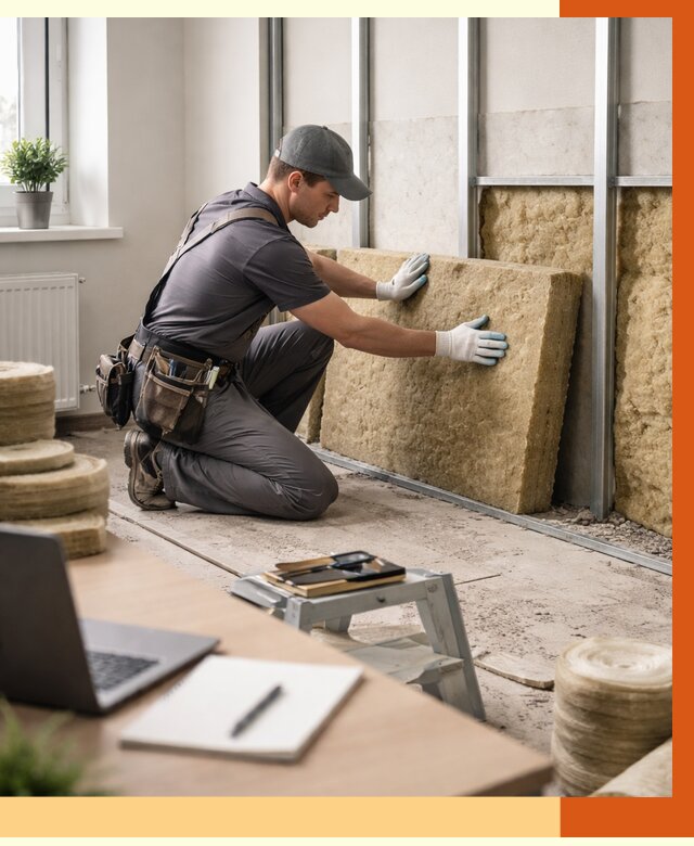 Утепление офиса в Бузулуке от 4691 руб/м2 — комплексное утепление офиса под ключ | ТепломастерБзл