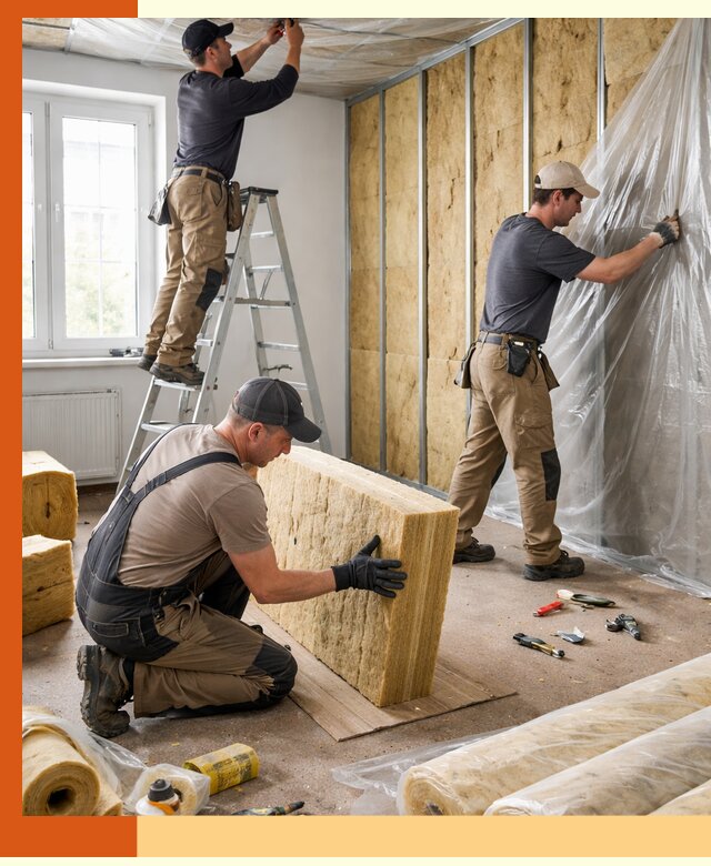 Утепление офисных помещений под ключ в Бузулуке