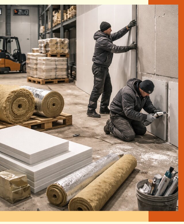 Утепление холодного склада в Бузулуке от 8860 руб/м2 — комплексное под ключ | ТепломастерБзл