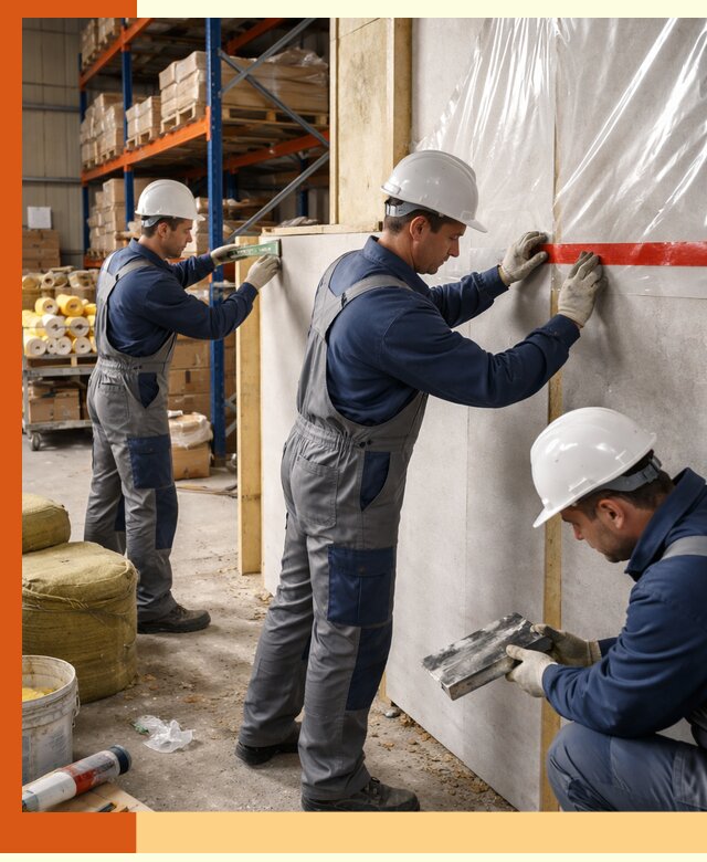 Утепление теплого склада под ключ в Бузулуке