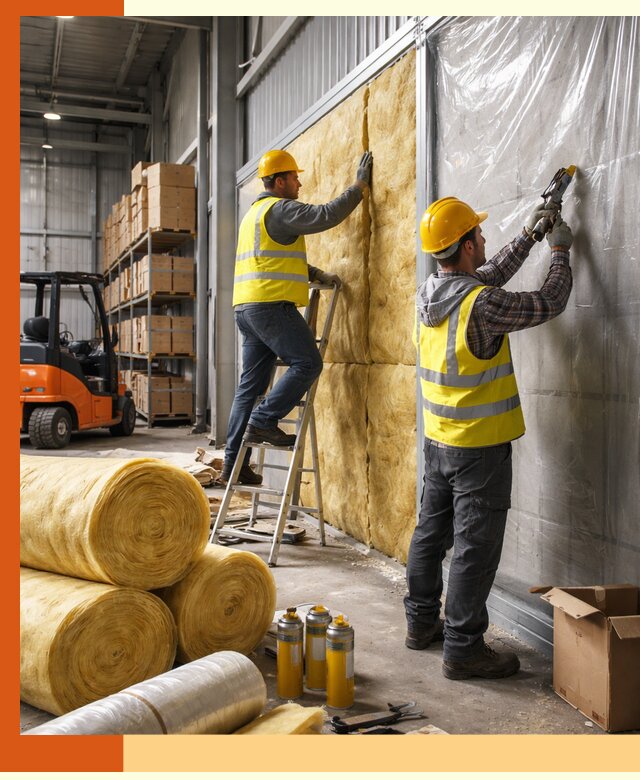 Утепление склада с техникой в Бузулуке под ключ