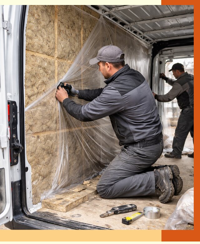 Утепление фургона в Бузулуке от 17200 руб/м2 — утепление фургона ППУ и кузова | ТепломастерБзл