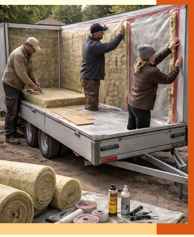 Утепление прицепа в Бузулуке под ключ от 13030 руб. — комплекс от ТепломастерБзл