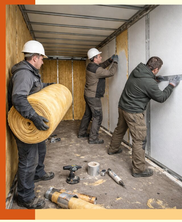 Утепление рефрижераторного контейнера в Бузулуке профессионально и надежно