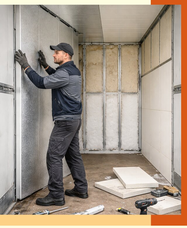 Утепление холодильного кузова в Бузулуке от 14072 руб. под ключ | ТепломастерБзл