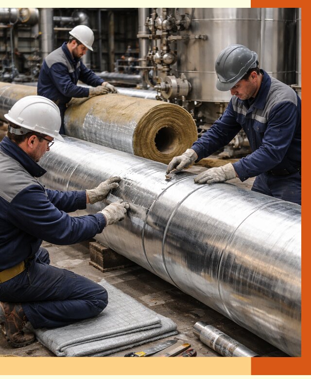 Утепление технологического оборудования в Бузулуке от 4378 руб. за м2 | ТепломастерБзл