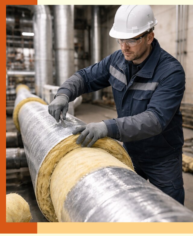 Утепление технологического оборудования и заводских установок в Бузулуке