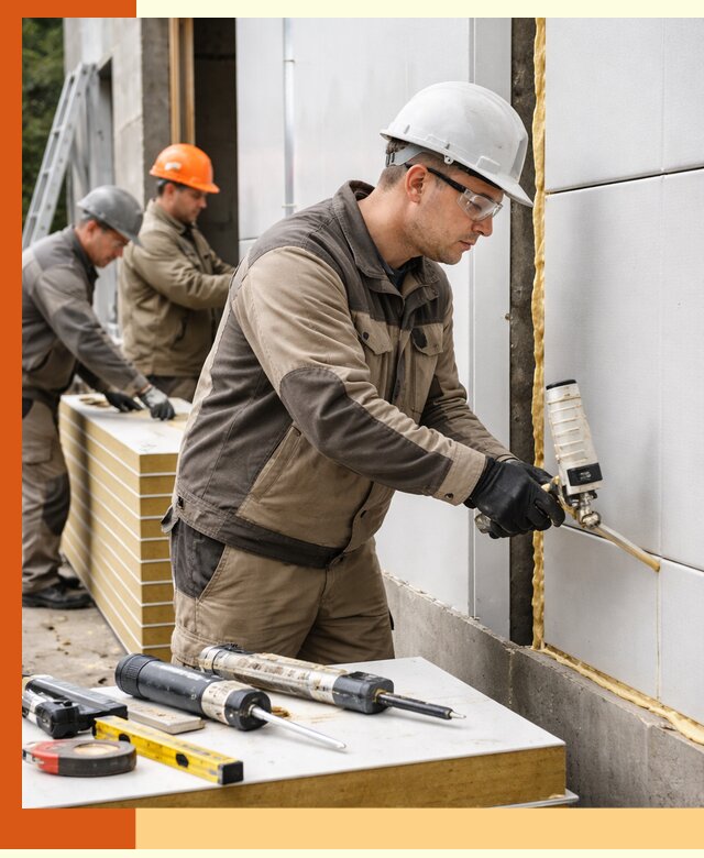 Утепление сэндвич-панелей пенополиуретаном в Бузулуке