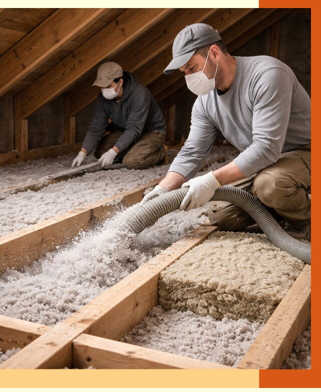 Заполнение полостей чердачного перекрытия в Бузулуке от 4691 руб. | ТепломастерБзл