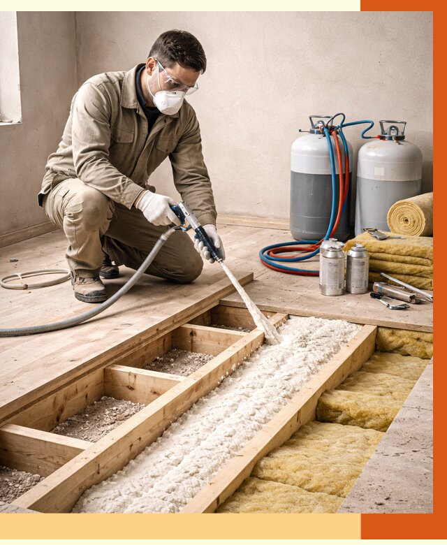 Заполнение полостей межэтажного перекрытия в Бузулуке от 4378 руб. | ТепломастерБзл