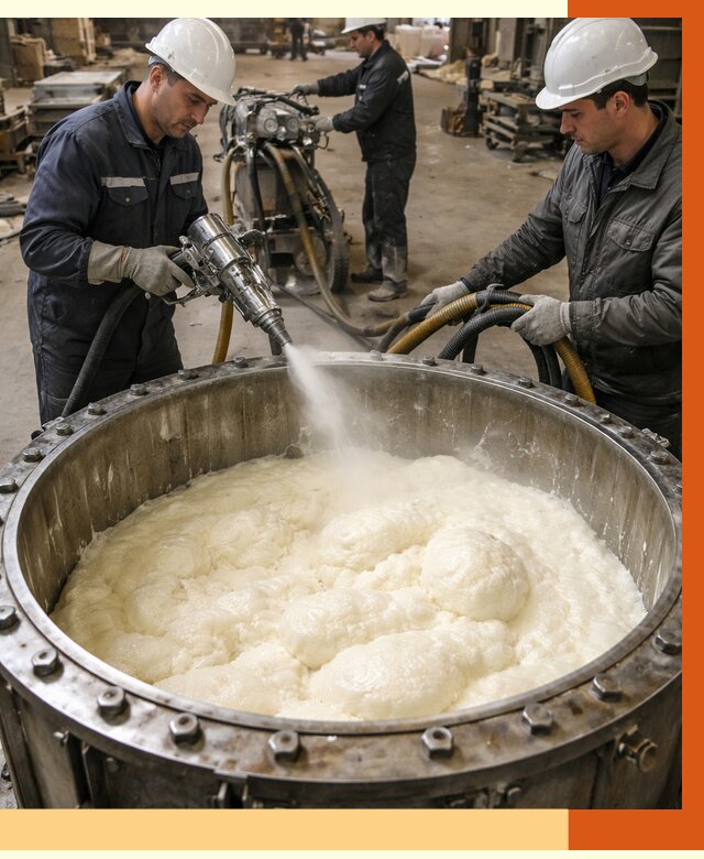 Заливка ППУ в емкости в Бузулуке от 7557 руб. — утепление емкости под ключ | ТепломастерБзл