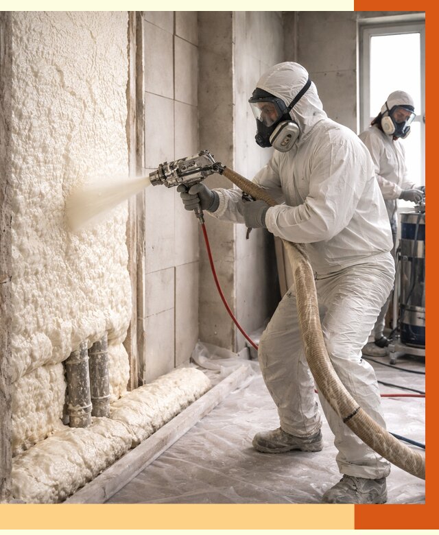 Напыление пенополиуретана в Бузулуке от 7818 руб./м2 — услуги и монтаж ППУ | ТепломастерБзл