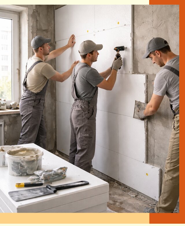 Утепление пенопластом домов и стен в Бузулуке от 1928 руб. — ТепломастерБзл