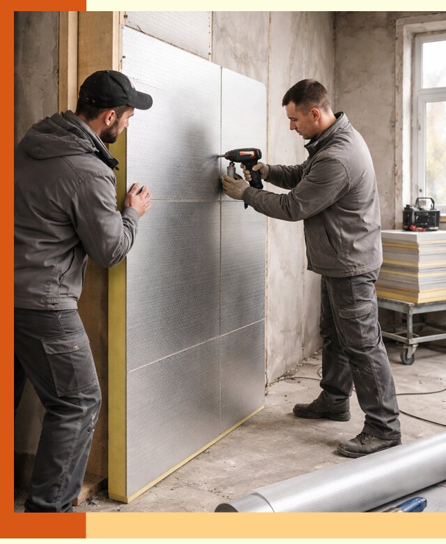 Утепление PIR панелями домов и зданий в Бузулуке