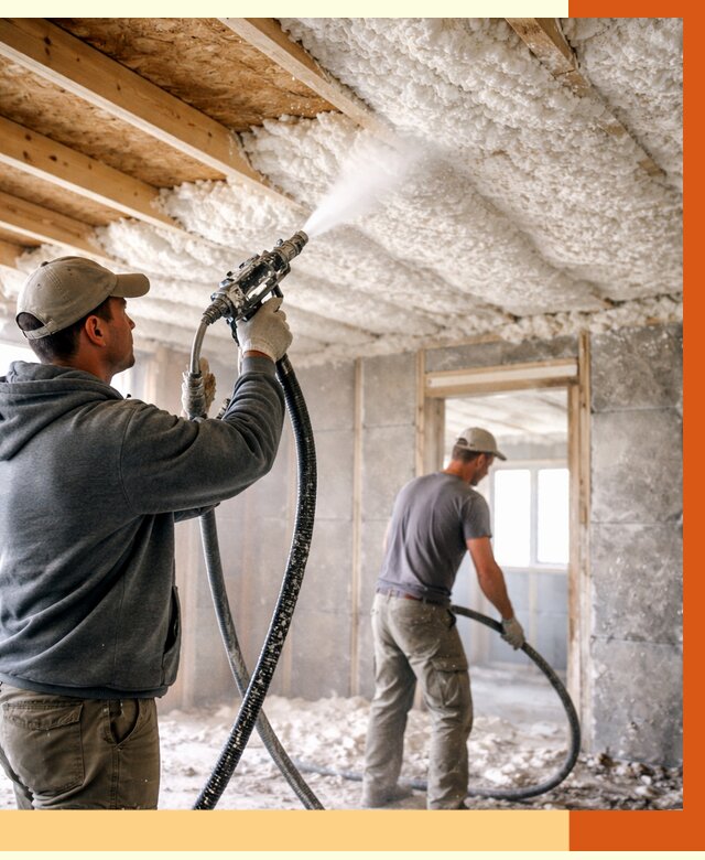 Утепление пеноизолом в Бузулуке от 1668 руб./м2 под ключ | ТепломастерБзл