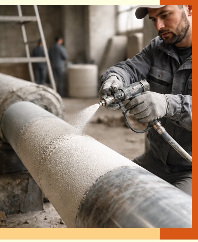 Утепление труб жидкой теплоизоляцией в Бузулуке от 7818 руб. под ключ | ТепломастерБзл