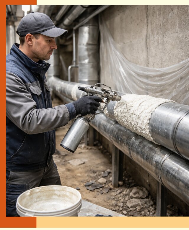 Утепление труб жидкой теплоизоляцией в Бузулуке