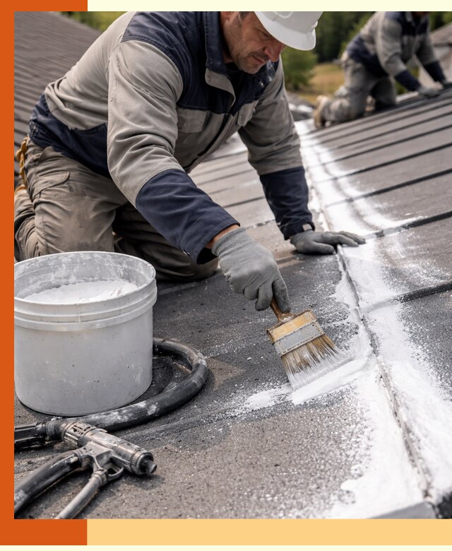 Утепление кровли жидкой теплоизоляцией в Бузулуке