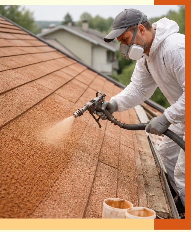 Утепление кровли жидкой пробкой в Бузулуке от 2814 руб./м² под ключ | ТепломастерБзл