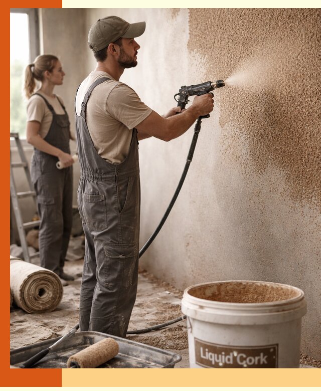 Утепление стен жидкой пробкой в Бузулуке эффективное и долговечное