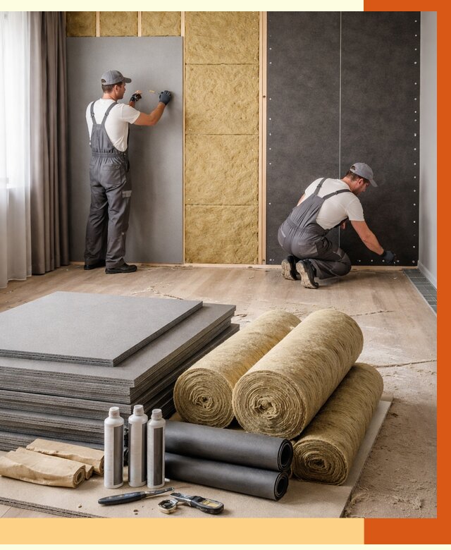 Шумоизоляция дома в Бузулуке от 4691 руб/м2 — комплексная звукоизоляция под ключ | ТепломастерБзл